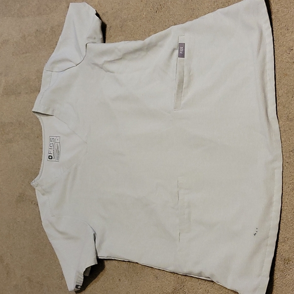 Figs Space Grey Casma Top Medium
